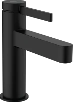 Hansgrohe Finoris 100 robinet eau froide - bec 126 mm - noir mat