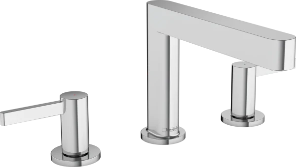 Hansgrohe Finoris 110 mitigeur lavabo 3-trous avec clic-clac  - chromé