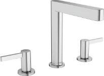 Hansgrohe Finoris 160 mitigeur lavabo 3-trous avec clic-clac  - chromé