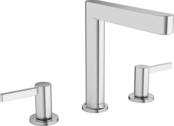 Hansgrohe Finoris 160 mitigeur lavabo 3-trous avec clic-clac  - chromé