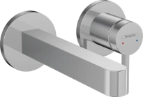 Hansgrohe Finoris mitigeur lavabo encastré 2-trous 165 mm avec crépine - chromé