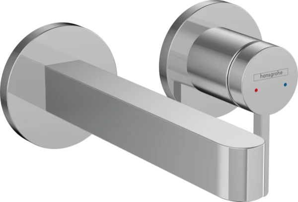 Hansgrohe Finoris mitigeur lavabo encastré 2-trous 165 mm avec crépine - chromé