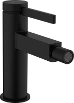 Hansgrohe Finoris mitigeur bidet mono-commande avec clic-clac  - noir matt