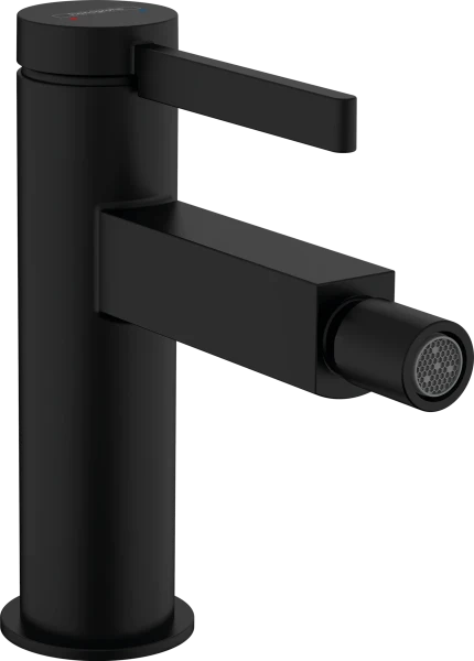 Hansgrohe Finoris mitigeur bidet mono-commande avec clic-clac  - noir matt
