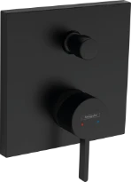 Hansgrohe Finoris mitigeur bain mono-commande encastré avec aérateur  - noir matt