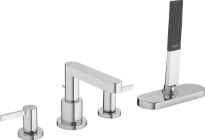 Hansgrohe Finoris mitigeur bain 4-trous sur gorge avec S-Box  - chromé