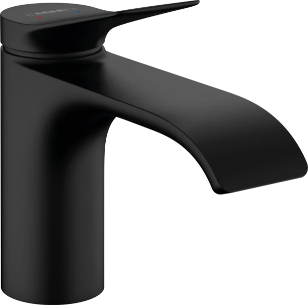 Hansgrohe Vivenis 80 mitigeur lavabo avec vidage automatique - noir mat