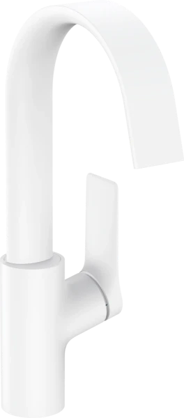 Hansgrohe Vivenis 210 mitigeur lavabo mono-commande avec bec orientale vidage automatique  - blanc matt