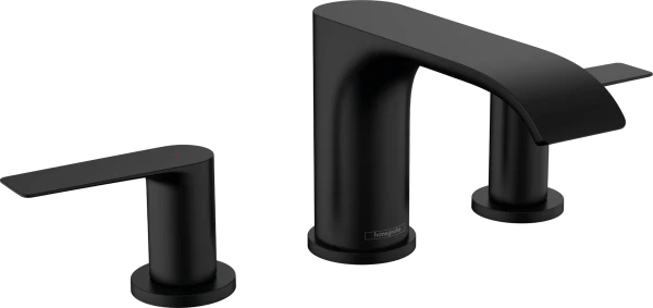 Hansgrohe Vivenis 95 mitigeur lavabo 3-trous vidage automatique  - noir matt