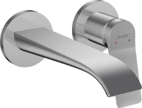 Hansgrohe Vivenis mitigeur lavabo 2-trous encastré 195 mm - chromé