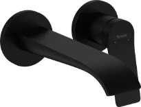 Hansgrohe Vivenis mitigeur lavabo 2-trous encastré 195 mm - noir mat
