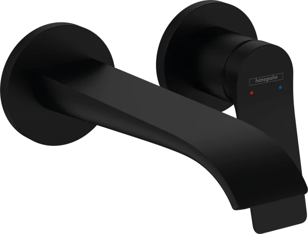 Hansgrohe Vivenis mitigeur lavabo 2-trous encastré 195 mm - noir mat