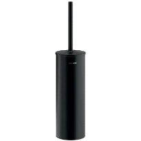 Delabie Be-line porte-brosse avec couvercle - montage mural - noir inox mat