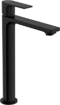 Hansgrohe Rebris E mitigeur lavabo avec vidage - Coolstart - EcoSmart+ - noir mat