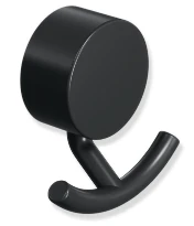 Hewi 815 porte-serviette double - noir mat