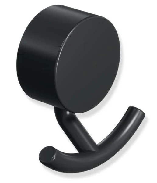 Hewi 815 porte-serviette double - noir mat