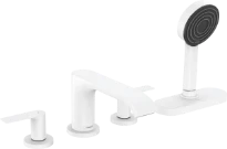 Hansgrohe Vivenis mitigeur bain 4-trous avec sBox NEW  - blanc matt