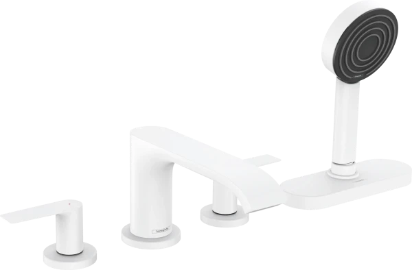 Hansgrohe Vivenis mitigeur bain 4-trous avec sBox NEW  - blanc matt