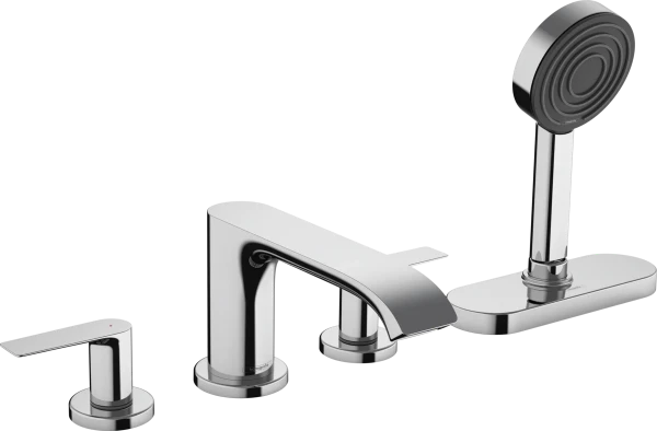 Hansgrohe Vivenis mitigeur bain 4-trous avec Sbox New - chromé