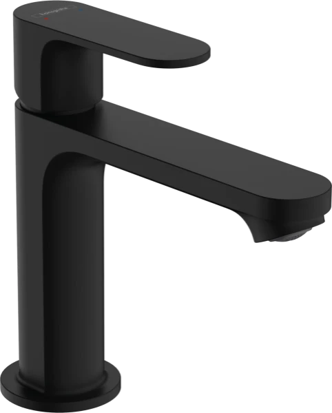 Hansgrohe Rebris S 110 mitigeur lavabo avec vidage automatique - noir mat