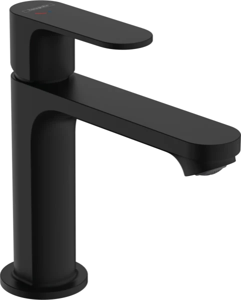 Hansgrohe Rebris S 110 mitigeur lavabo sans vidage - noir mat - démarrage à froid