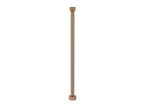 Procasa Vivo flexible de raccordement FF 3/8 x 1/2 - 300 mm - Brushed Copper PVD - cuivre brossé PVD