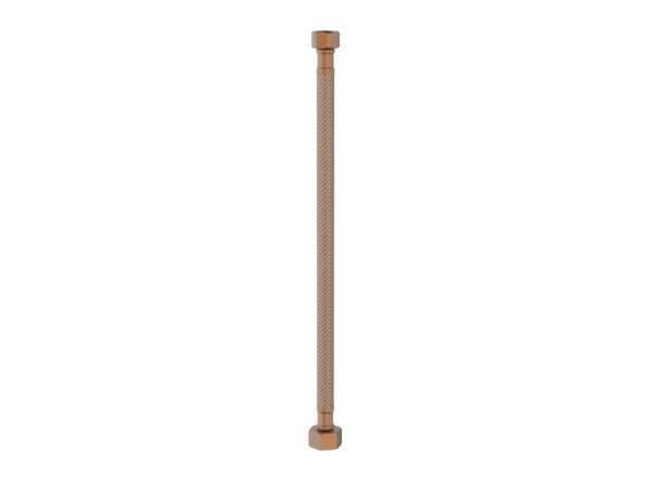 Procasa Vivo flexible de raccordement FF 3/8 x 1/2 - 300 mm - Brushed Copper PVD - cuivre brossé PVD