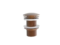 Procasa Vivo crepine sans trop plein - click-clack - non fermable - Brushed Copper PVD - cuivre brossé PVD