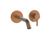 Procasa Vivo set de finition robinet mural lavabo - Brushed Copper PVD - cuivre brossé PVD