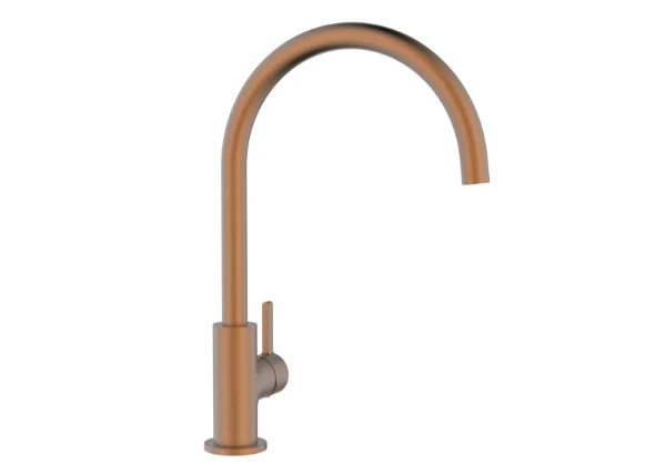 Procasa Vivo mitigeur cuisine avec démarrage à froid - Brushed Copper PVD - cuivre brossé PVD