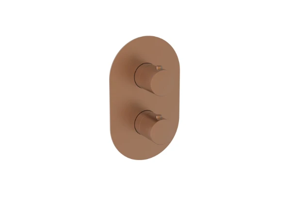 Procasa Vivo set de finition robinet douche - Brushed Copper PVD - cuivre brossé PVD