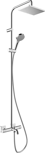 Hansgrohe Vernis Shape Showerpipe E avec thermost. bain - chromé