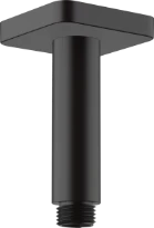 Hansgrohe Vernis Shape bras de douche plafond 100 mm - noir mat