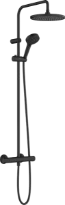 Hansgrohe Vernis Blend 240 Showerpipe avec thermostat. - noir mat