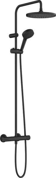 Hansgrohe Vernis Blend 240 Showerpipe avec thermostat. - noir mat