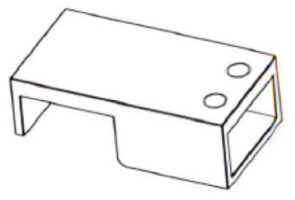 Procasa Open Wall T-stuk - chroom