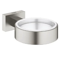Grohe Essentials Cube New porte verre/savon - supersteel