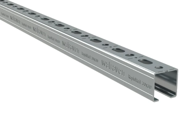 Walraven BIS RapidRail montagerail 30 x 20 mm (lengte 2m) - verzinkt - prijs per meter