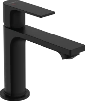 Hansgrohe Rebris E 110 mitigeur lavabo - CoolStart- avec vidage automatique - noir mat