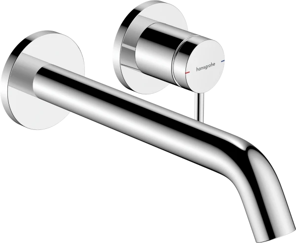 Hansgrohe Tecturis S mitigeur lavabo pour modèle encastré montage mural avec bec 225 mm - chromé