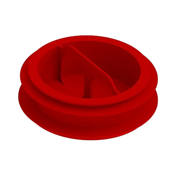 Zehnder Rapid Lock afdichtdeksel DN 75 - prijs per set van 10 stuks - rood