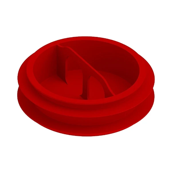 Zehnder Rapid Lock afdichtdeksel DN 90 - prijs per set van 10 stuks - rood