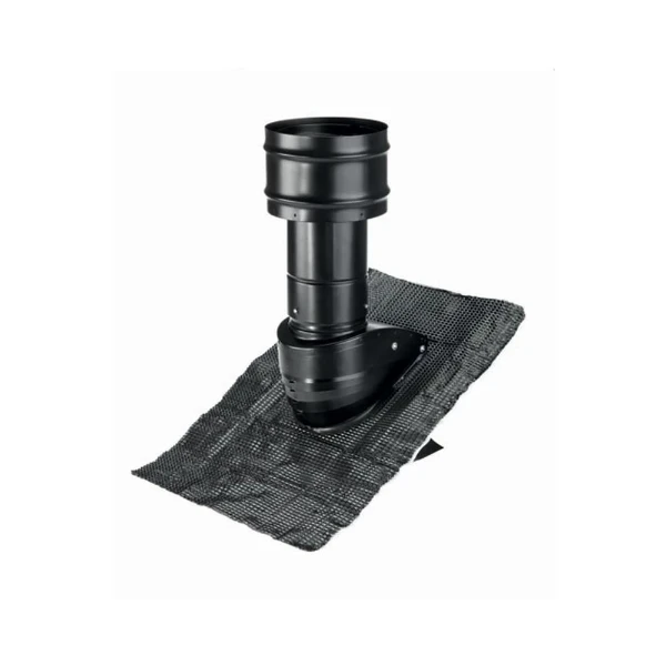 Zehnder ComfoEdge Dakdoorvoer instelbaar 6-60° - DN160 mm - zwart
