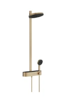 Hansgrohe Pulsify S 260 Showerpipe 2 jets avec Showertablette Select 400 - bronze brossé