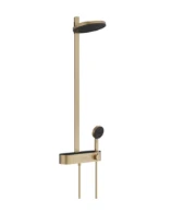 Hansgrohe Pulsify S 260 Showerpipe 2 jets écosmart avec Showertablette Select 400 - bronze brossé