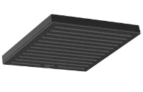 Hansgrohe Pulsify E 260 douche de tête 1jet- noir mat