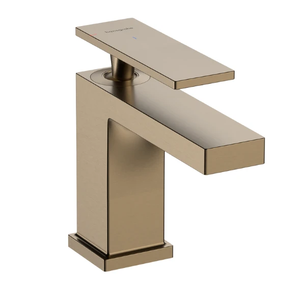 Hansgrohe Tecturis E 80 mitigeur lavabo CoolStart avec Push-Open - bronze brossé