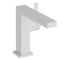 Hansgrohe Tecturis E Mitigeur lavabo Fine 110 CoolStart avec garniture Push-Open Matt White