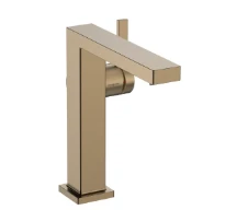 Hansgrohe Tecturis E Mitigeur lavabo Fine 150 CoolStart avec vidage Push-Open Brushed Bronze