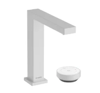 Hansgrohe Tecturis E Mélangeur lavabo 2 trous 150 CoolStart avec garniture de vidage Matt White